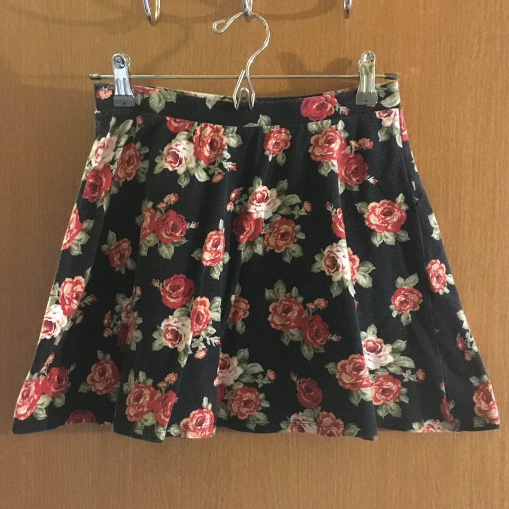 Floral Skater Skirt